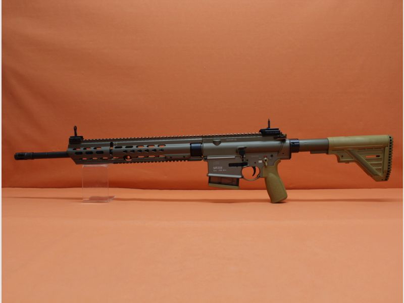 Ha.Büchse .308Win Heckler&Koch/H&K MR308 A3 20" Lauf RAL8000 HKey, Gas-Piston-System HK417/G28