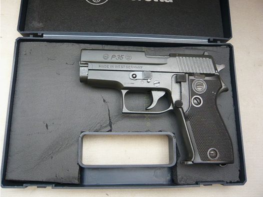 Pistole GECO Mod. P 35 im cal. .35 neuwertig