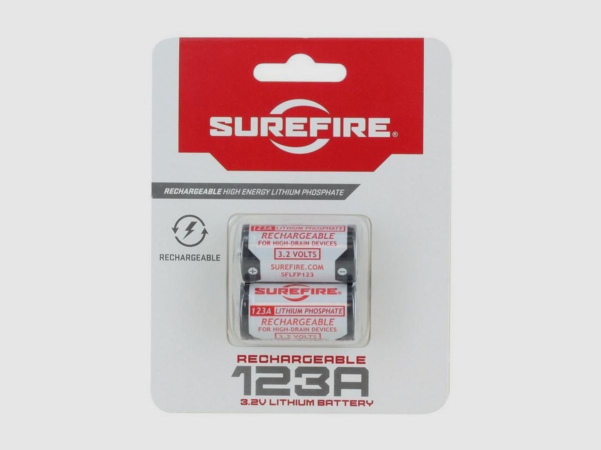 SureFire wiederaufladbarer Akku-Set 123A Lithium-Eisen-Phosphat, Bild 4 von 4