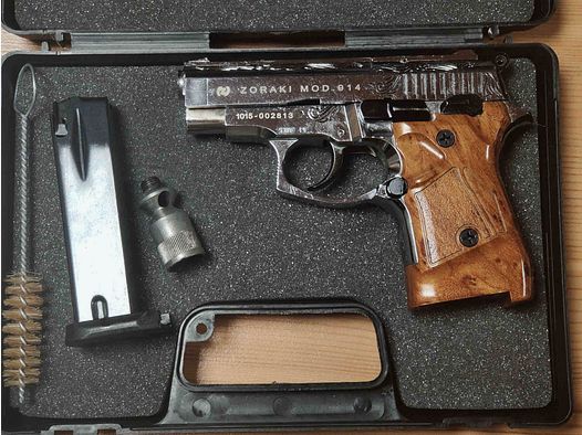 ZORAKI Mod.914 Cal.9mm Chrom graviert