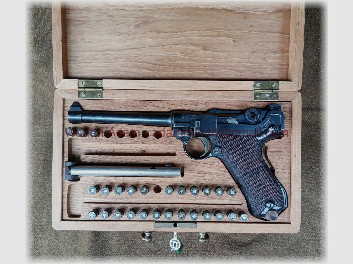Fábricas de Armas y Municiones Alemanas Berlín Pistola P.04 Marine Luger Var.1908, imagen 1 de 5