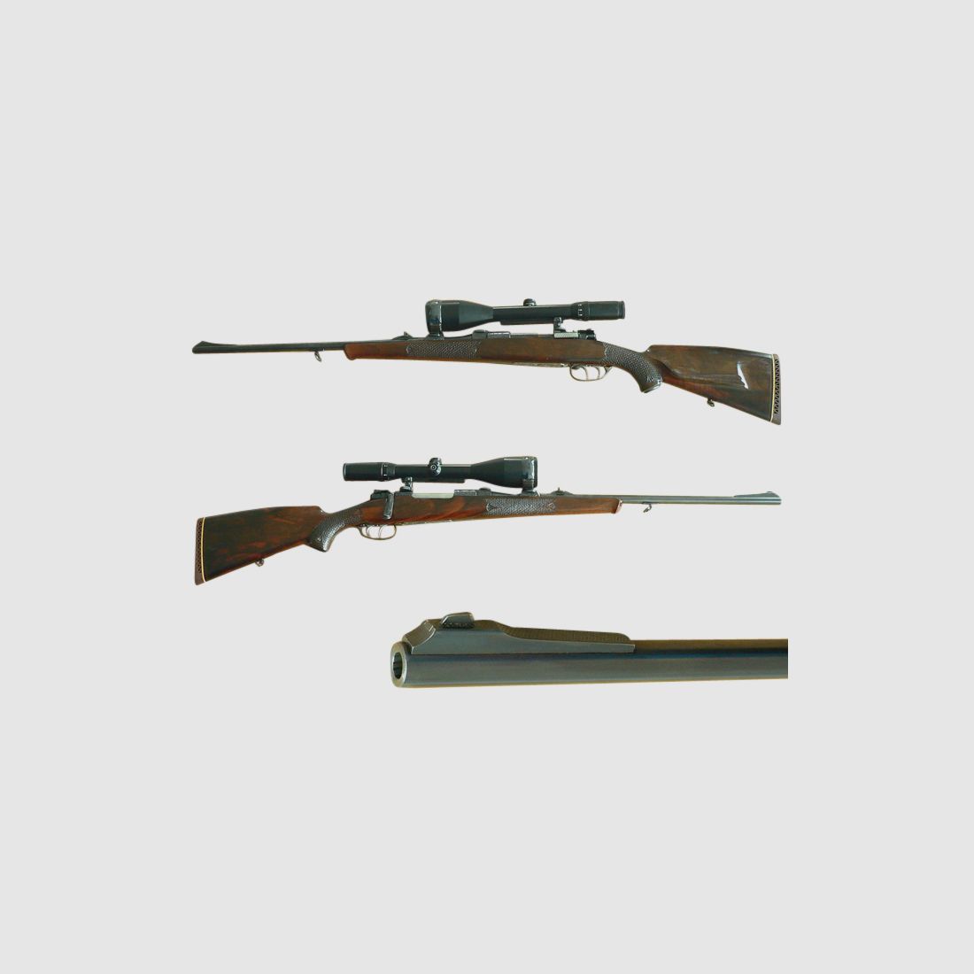 Luxury 98 repeating rifle Ferlacher, caliber 9.3x62, with scope