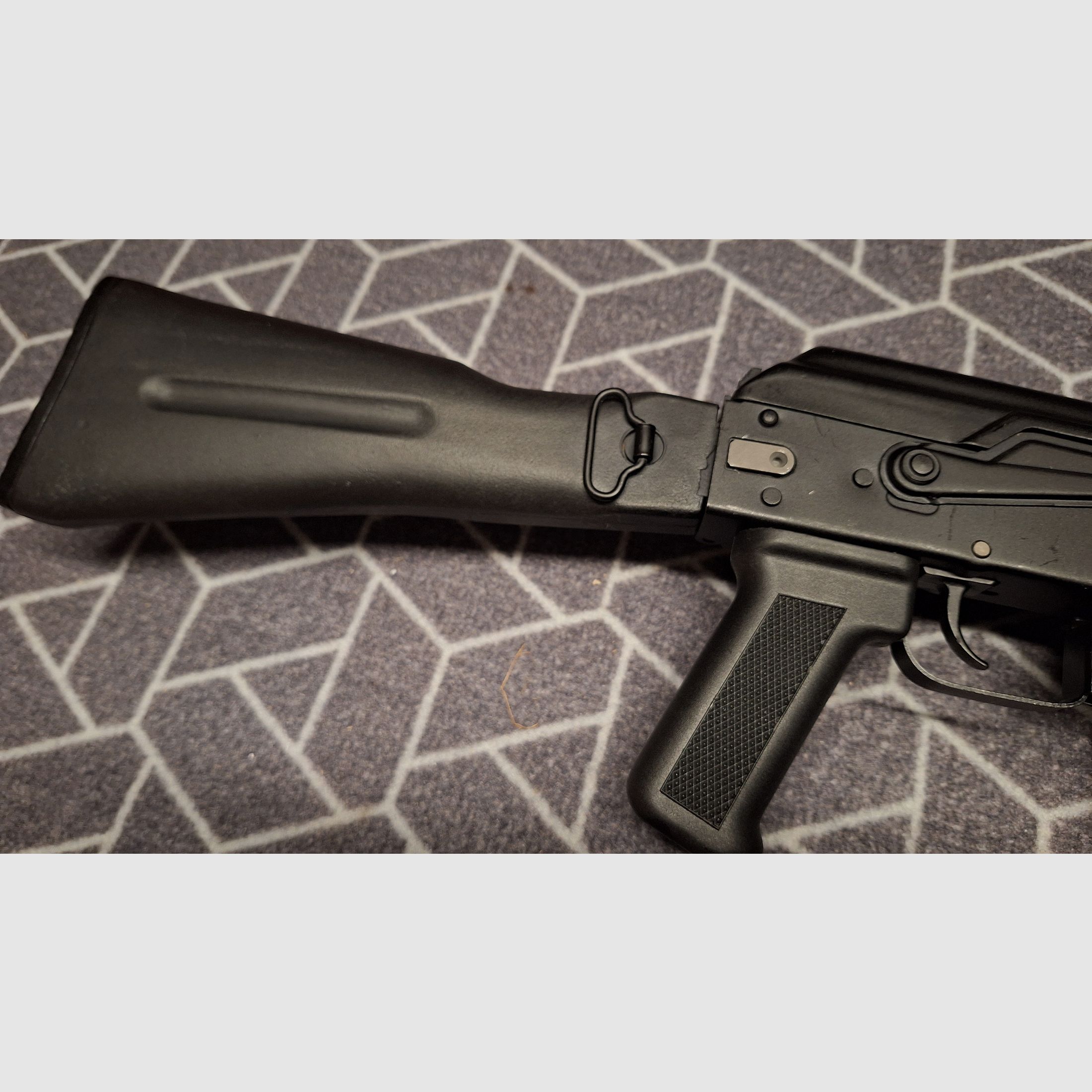 Original AK74M CO2 4.5mm Yunker full steel Kalashnikov - NEW!