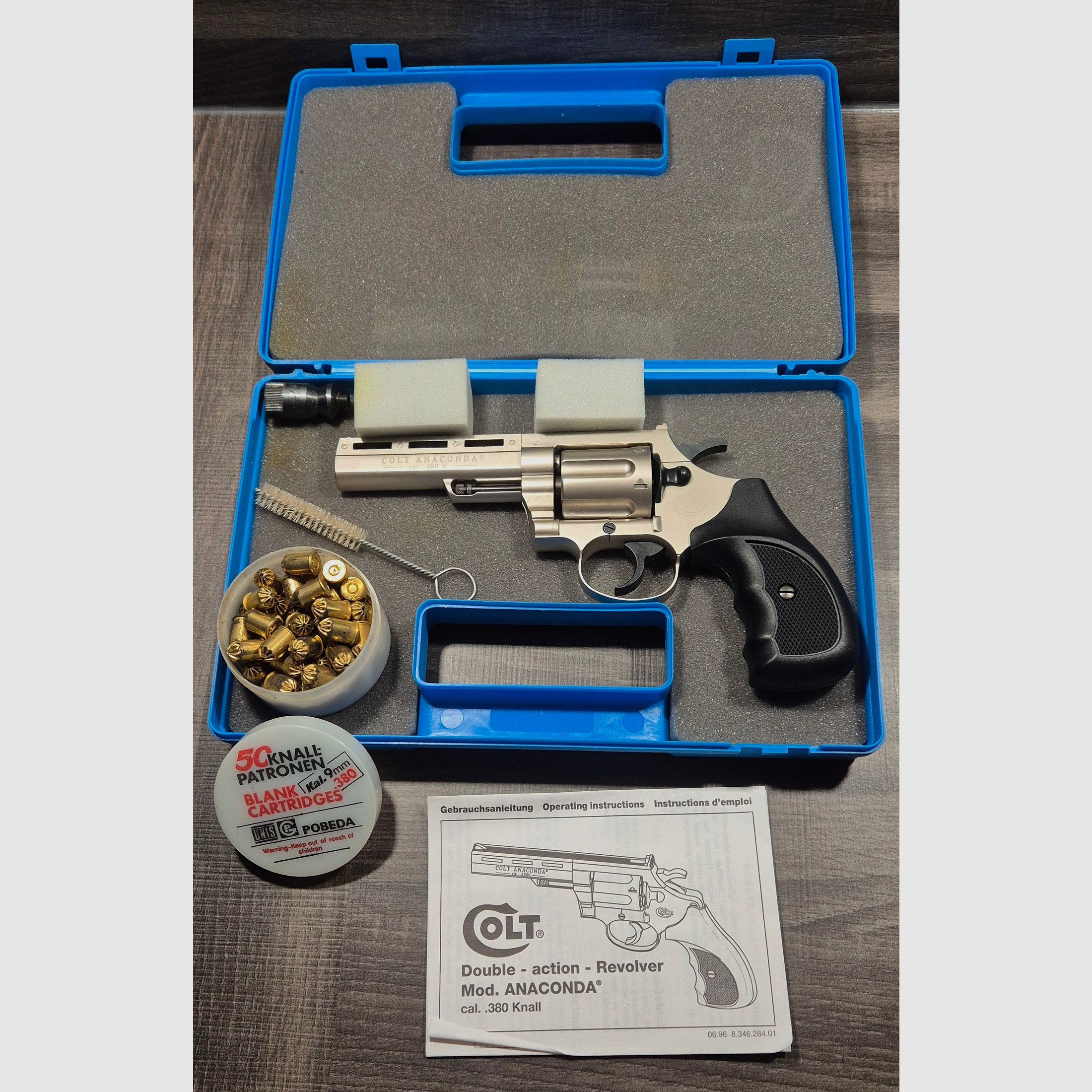 Colt Anaconda revolver à blanc 9mm/ .380 ***NEU***