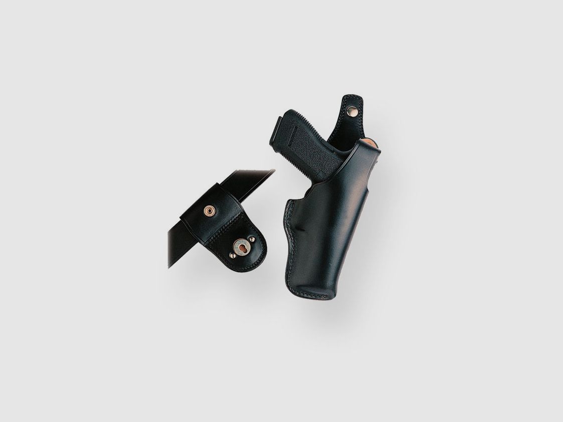 Holster EXEKUTIVE Glock 19/23/25/32/38/45 Schwarz Linkshänder