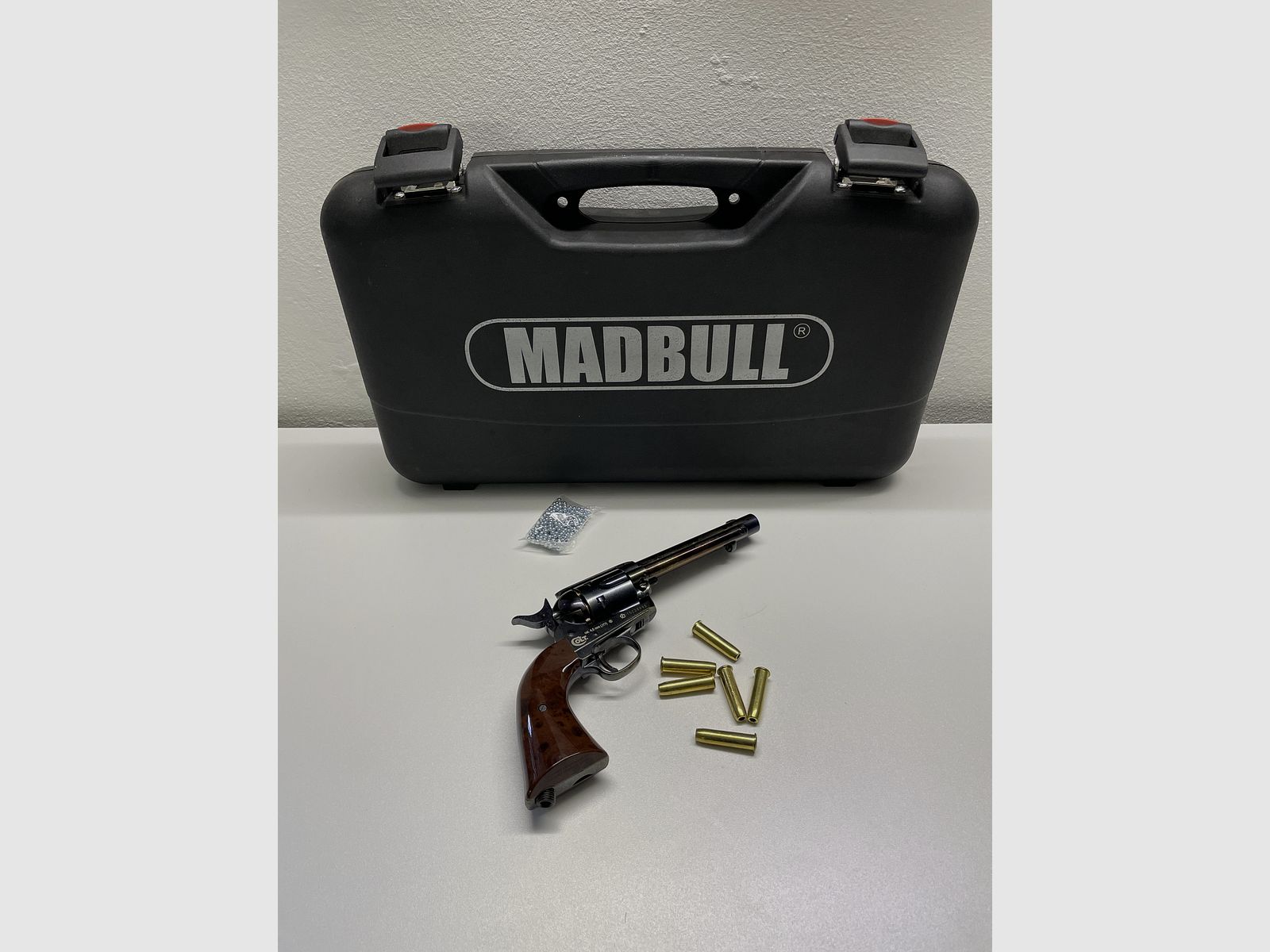 Colt Single Action Army® 45 Co2-Revolver Kaliber 4,5 mm BB (P18) brüniert