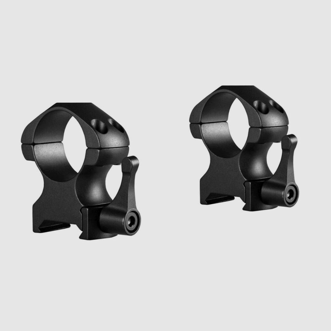 HAWKE Precision Steel Ring Mount, Weaver/Picatinny rail, Tube: 30mm High, Steel