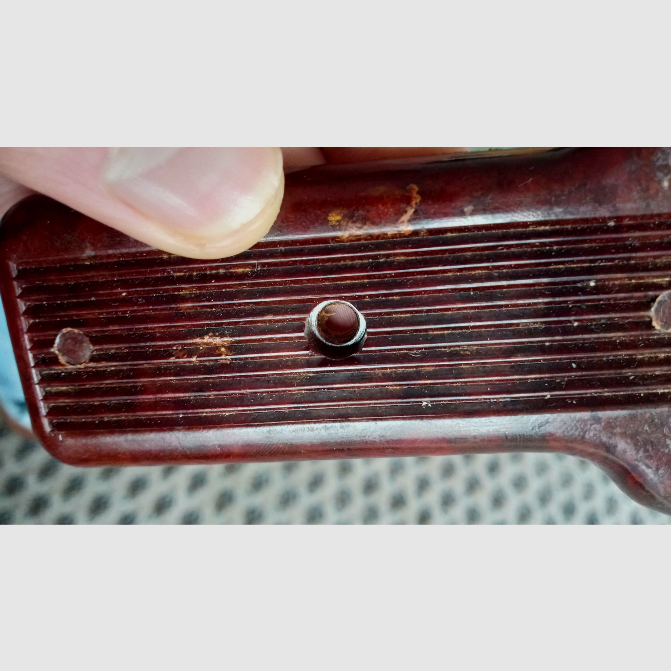 Maniglie posteriori RPG-7 in bakelite del 1971 appartenenti insieme