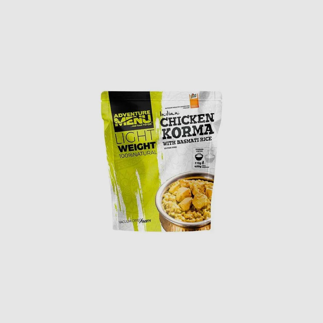 Adventure Menu Léger Grand Poulet Korma avec Riz Basmati