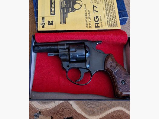 Röhm RG 77 Revolver Kaliber .22 lang in OVP Schreckschuss 