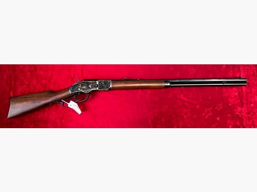 Winchester 73 aus Hege Uberti Fertigung Kal. 44 - 40  Ganzstahl bunt gehärtet mit 8-kant Lauf