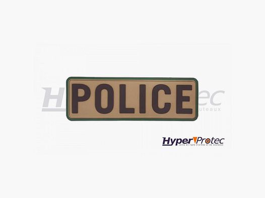 Patch Airsoft Police Couleur Tan