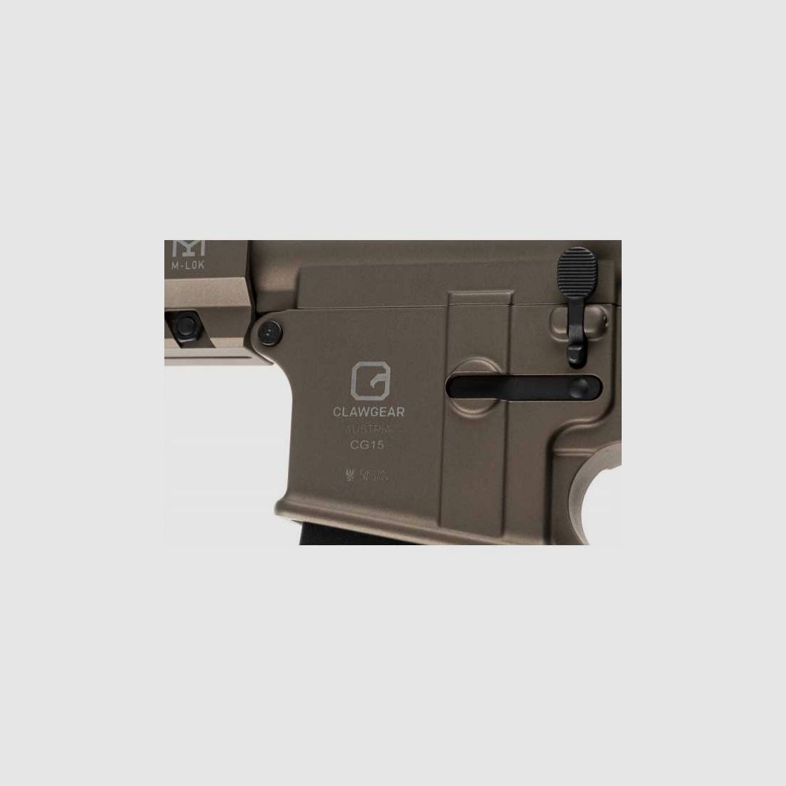 Clawgear 14.5'' CG15 .223 REM Semi-Automatic Rifle Midnight Bronze Brown