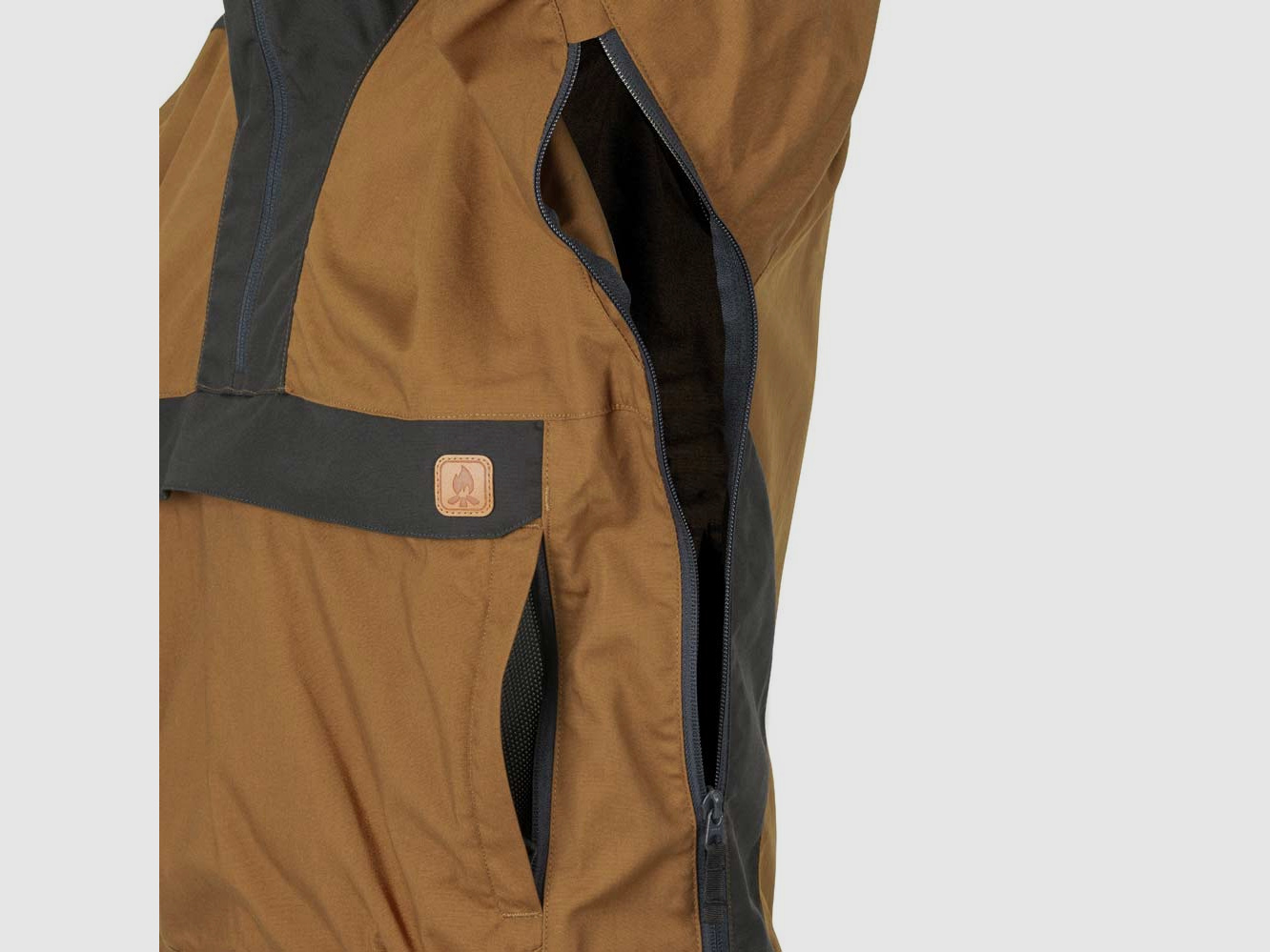 HELIKON-TEX WOODSMAN BUSHCRAFT ANORAK SCHWARZ