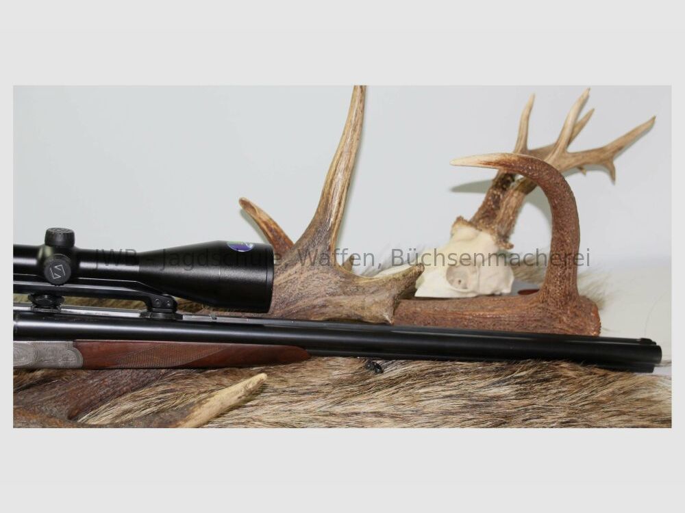 Sauer & Sohn mit Zeiss Victory Varipoint und mündungslangen ESL 8x57JRS;16/70;.22Hornet