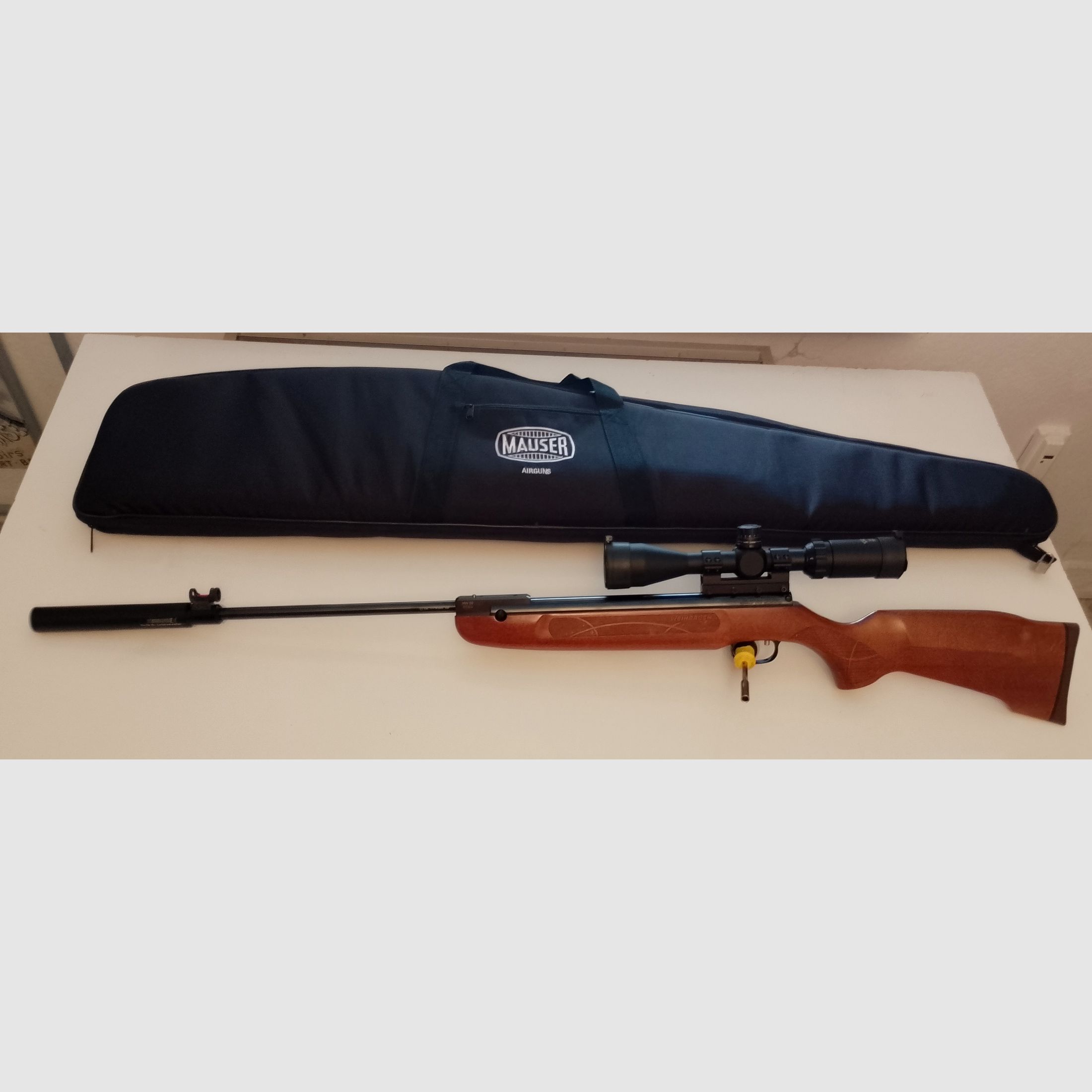 Break barrel air rifle Weihrauch HW 50 S FO beech stock caliber 4.5 mm (P18