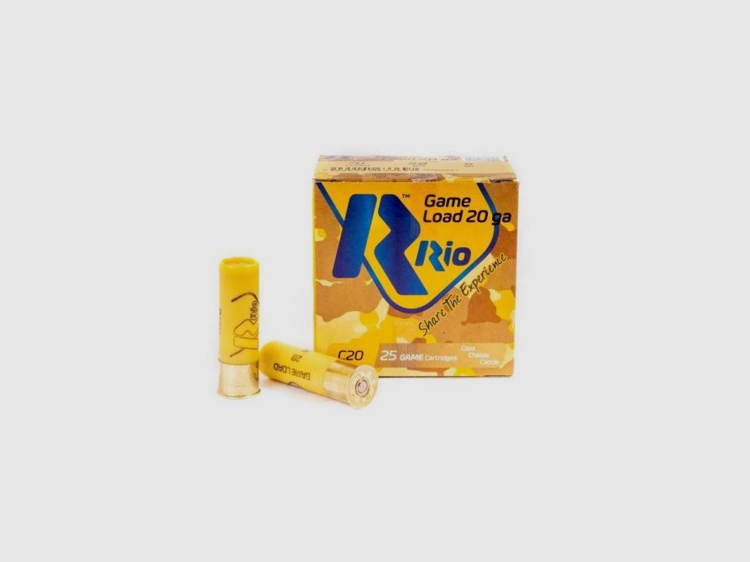 CARTOUCHES RIO - Game Load Cal20.28 - BTE de 25 - plomb 7,5