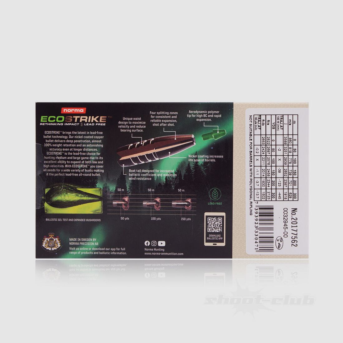 norma Ecostrike bleifrei 9,7g 150gr .308Win