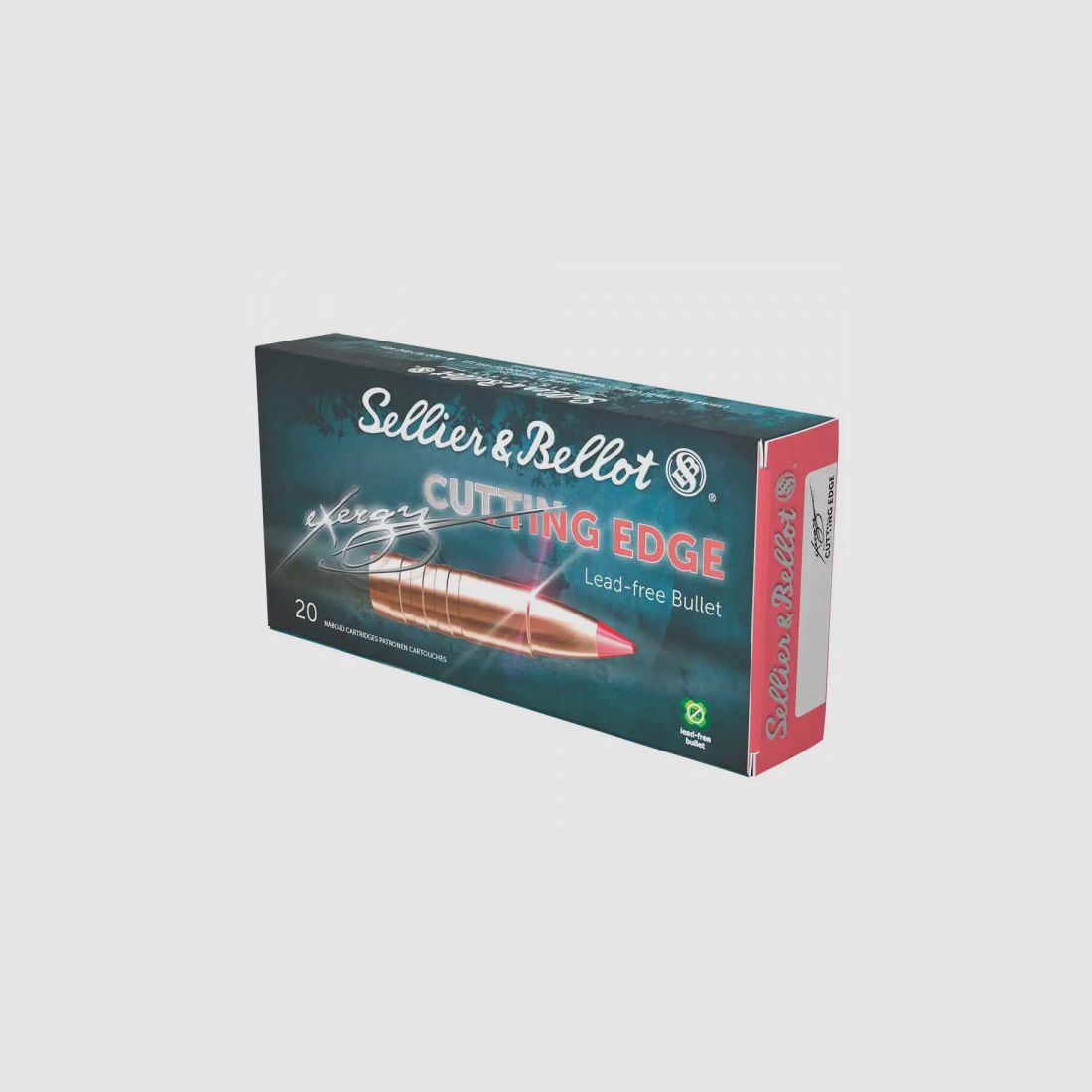 SELLIER & BELLOT - 7x64 EXERGY EDGE - 150GRS. / 9,7G. - 20 SCHUSS - BLEIFREI