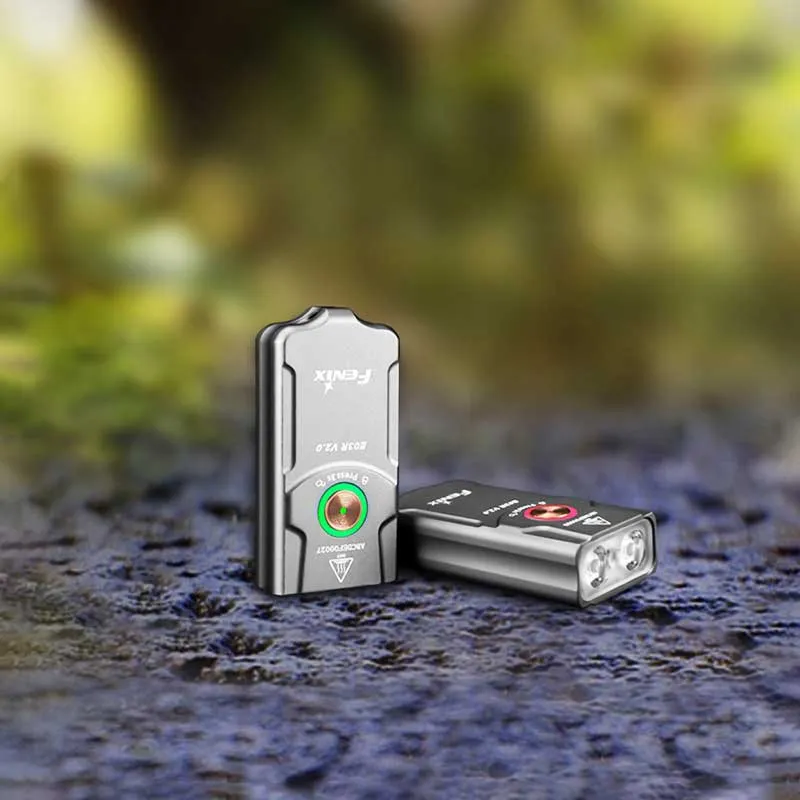Latarka brelokowa do kluczy Fenix E03R V2.0 szara - 500 lm, zdjęcie 4 z 4