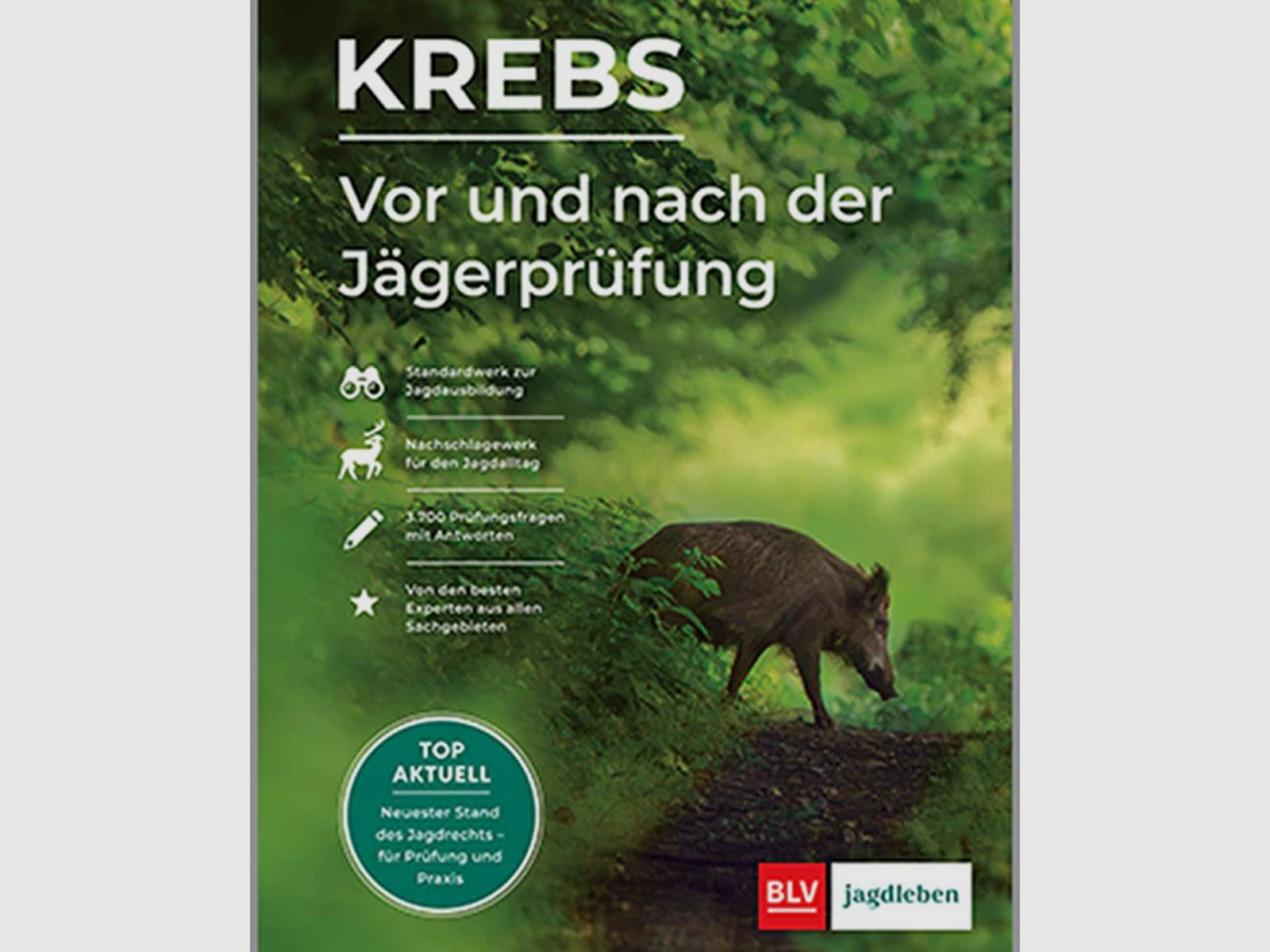 BLV Buch Krebs Vor und nach der Jägerprüfung