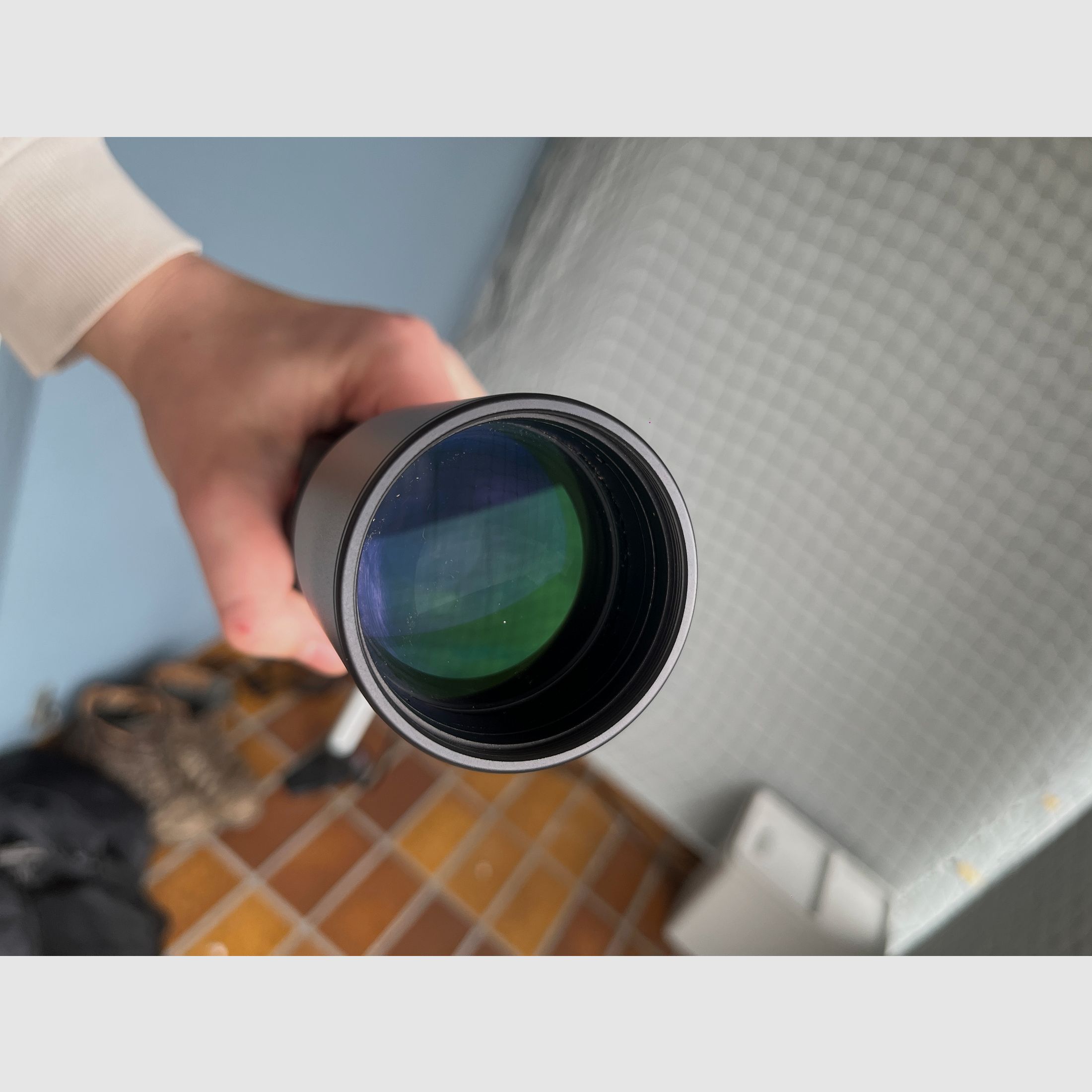 Leica Magnus 1,8-12x50 telescopio L-4A COMO NUEVO riel LMZ