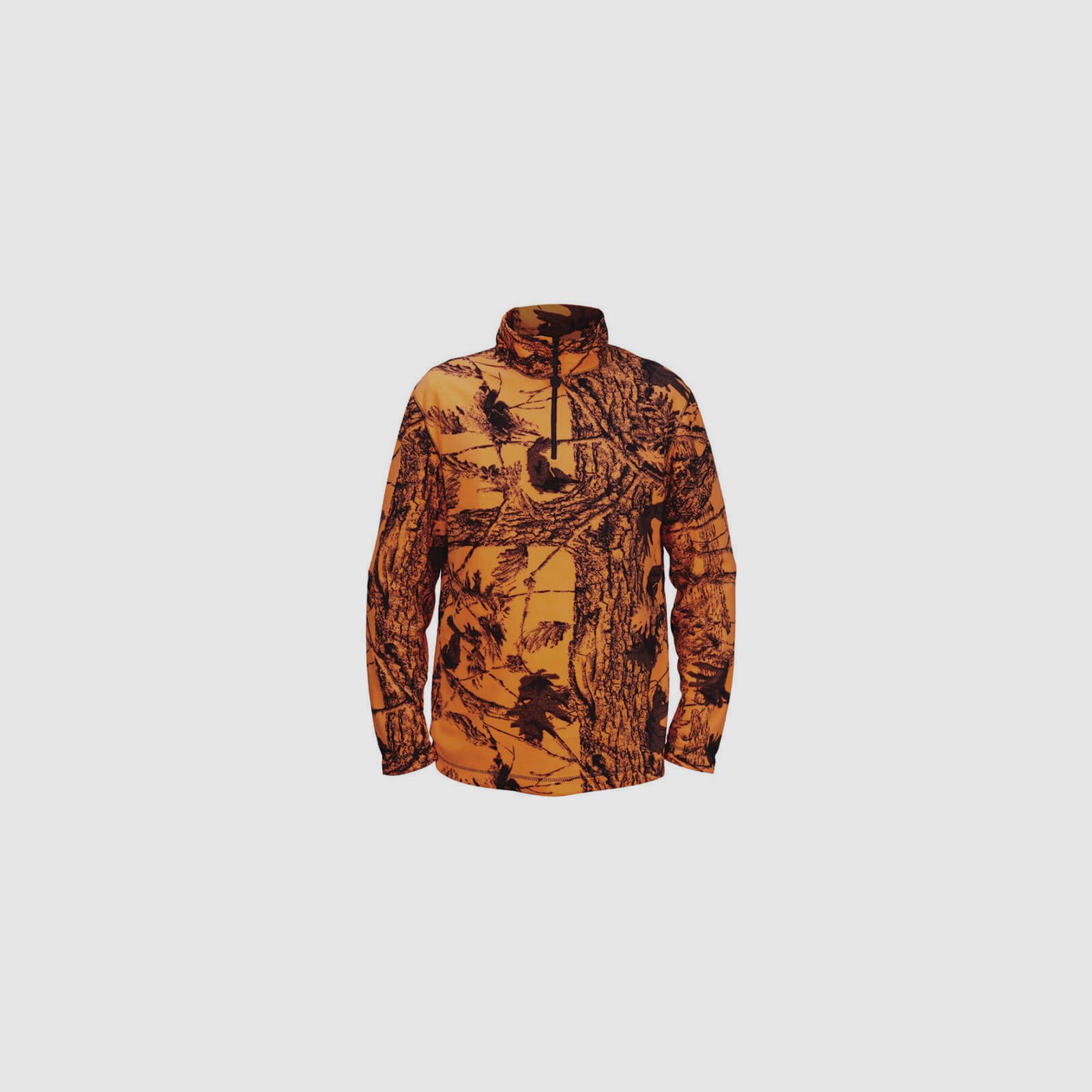 Fleecejacke Benasque Camo Orange Hochsichtbar, Bild 1 von 2