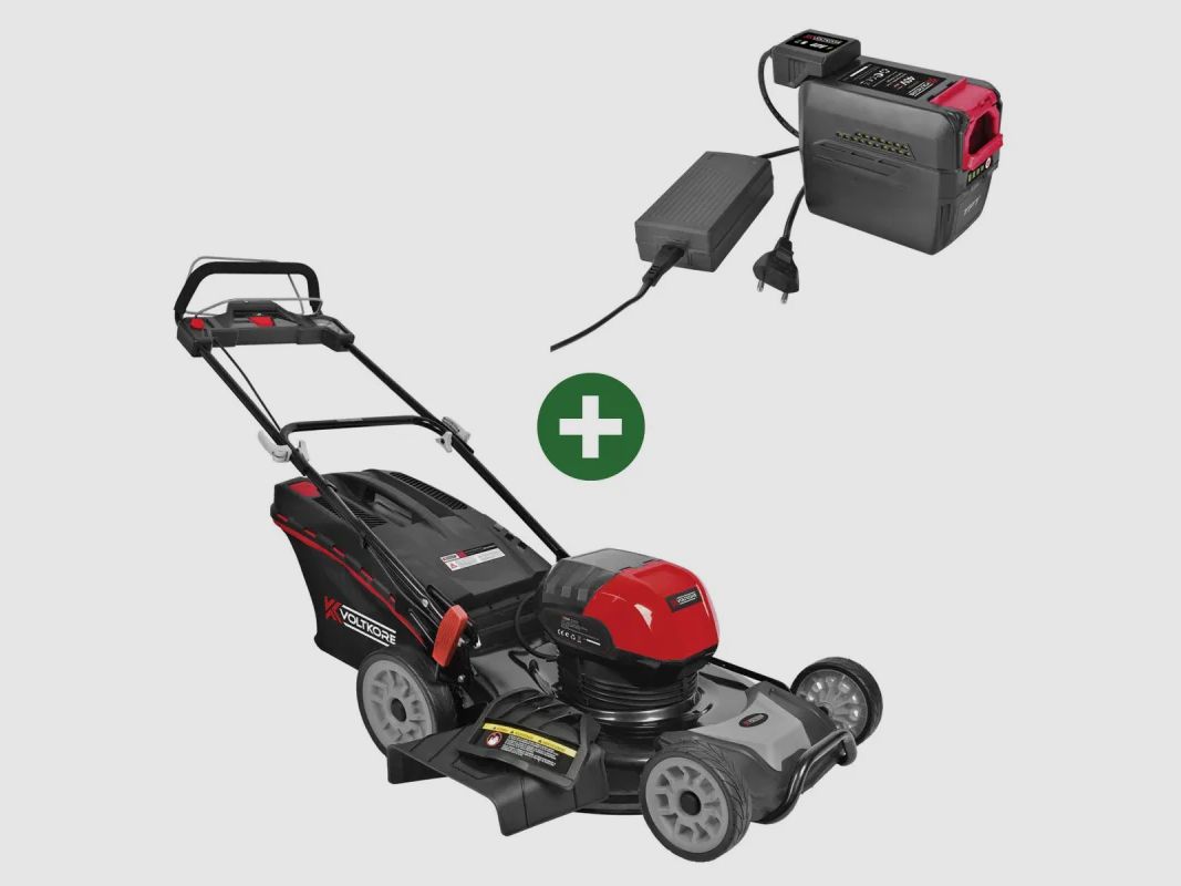 Voltkore® 45 cm Lawn Mower - 4.0 Ah Battery + Charger Included, image 1 of 13