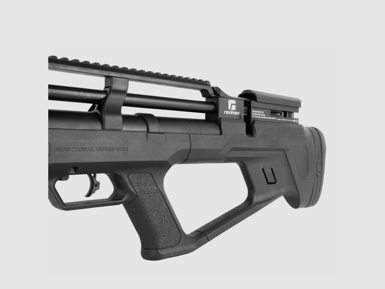 Fusil Bullpup PCP reximex Zone 4,5 mm Noir, image 5 sur 5
