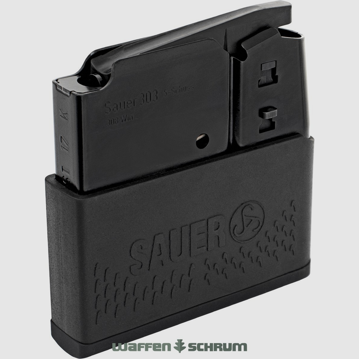 Sauer Magazine 303 - 5 shots - aluminum base .308Win / with rubber coating