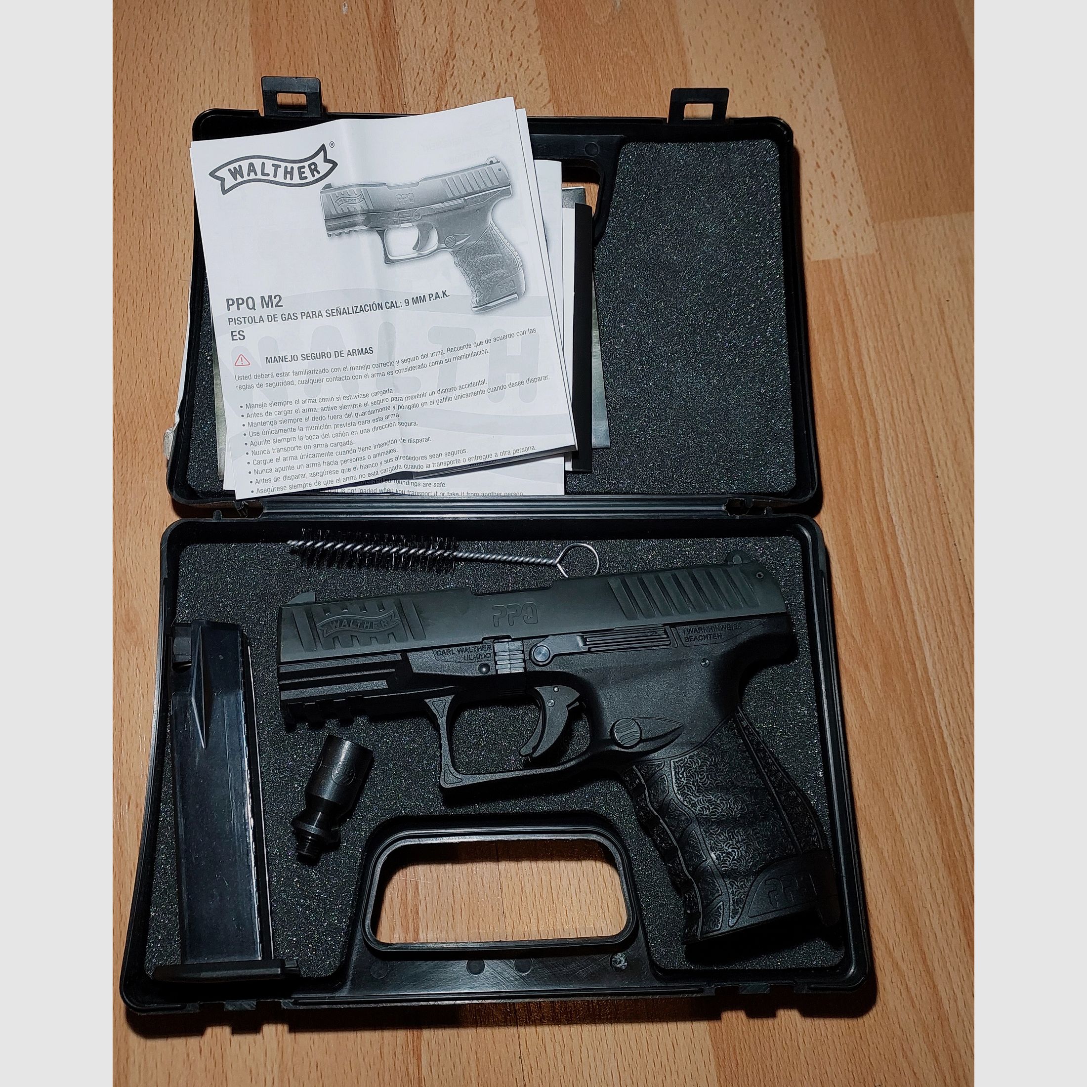 Walther PPQ M2 Schreckschuss Pistole 9mm P.A.K. schwarz (PTB 958)