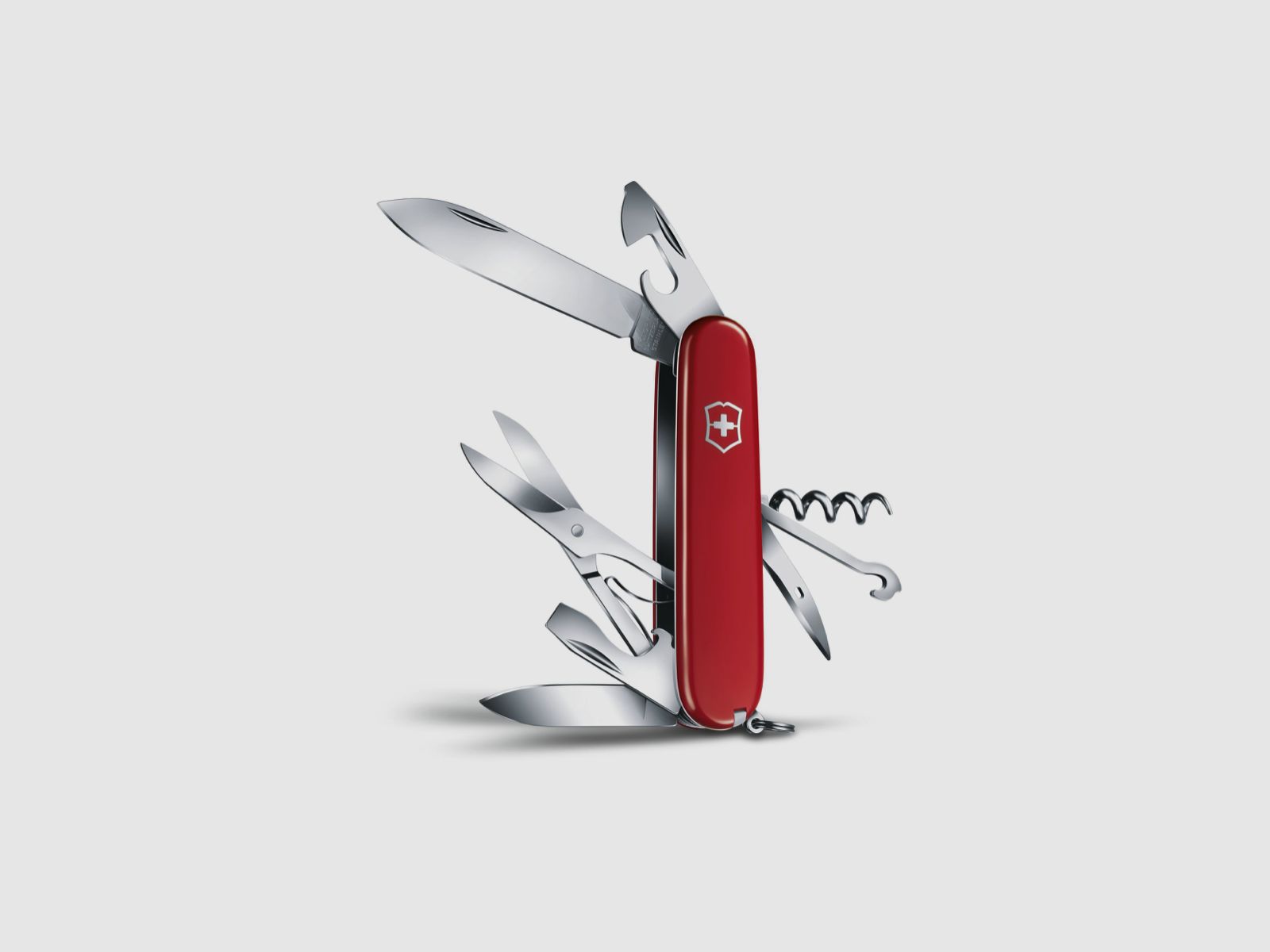 VICTORINOX Offiziersmesser Climber Rot