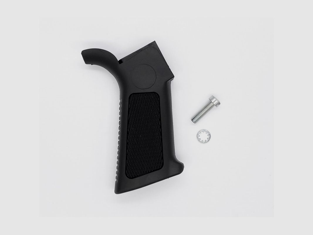 AR15 GUMMIGRIFF BLACK MIT SCHRAUBE, Bild 2 von 2