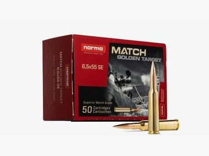 6.5×55 Norma Golden Target Match 8.4g / 130grs.