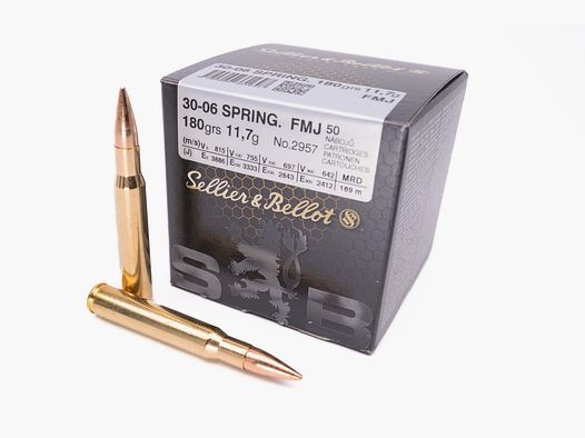 SELLIER & BELLOT .30-06 Spr. Vollmantel 11,7g/180grs.