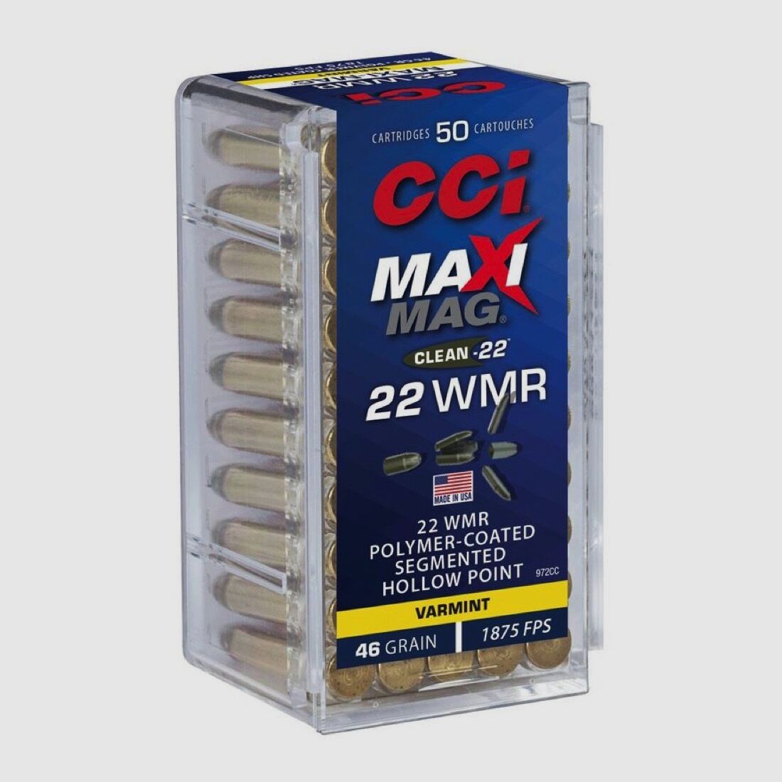 CCI Maxi-Mag SHP 46grs 50St .22wmr