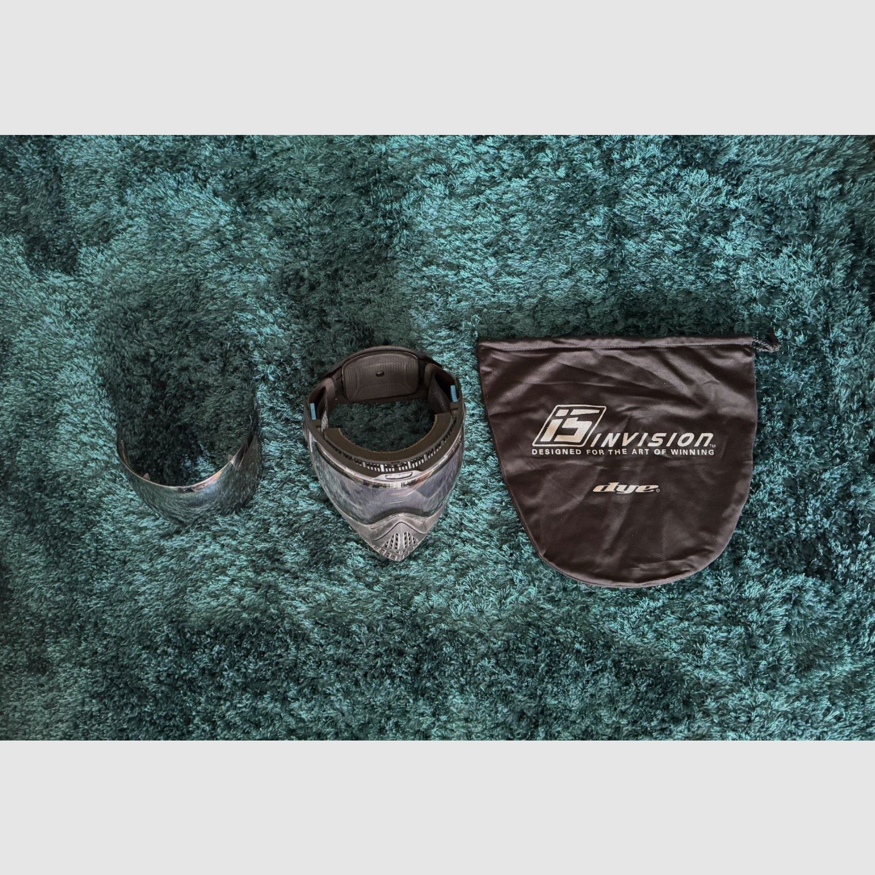  Dye i5 Maske – Onyx Black | Quasi neu | Nur 1x getragen