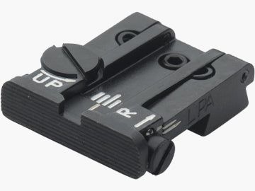LPA TPU60BS07 regulowana mikrometrczna muszka do Browning HP Sport – Czarne pole widzenia
