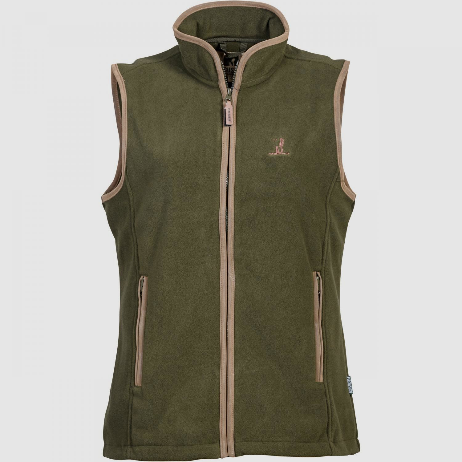 Gilet in Fleece Scottland (khaki)