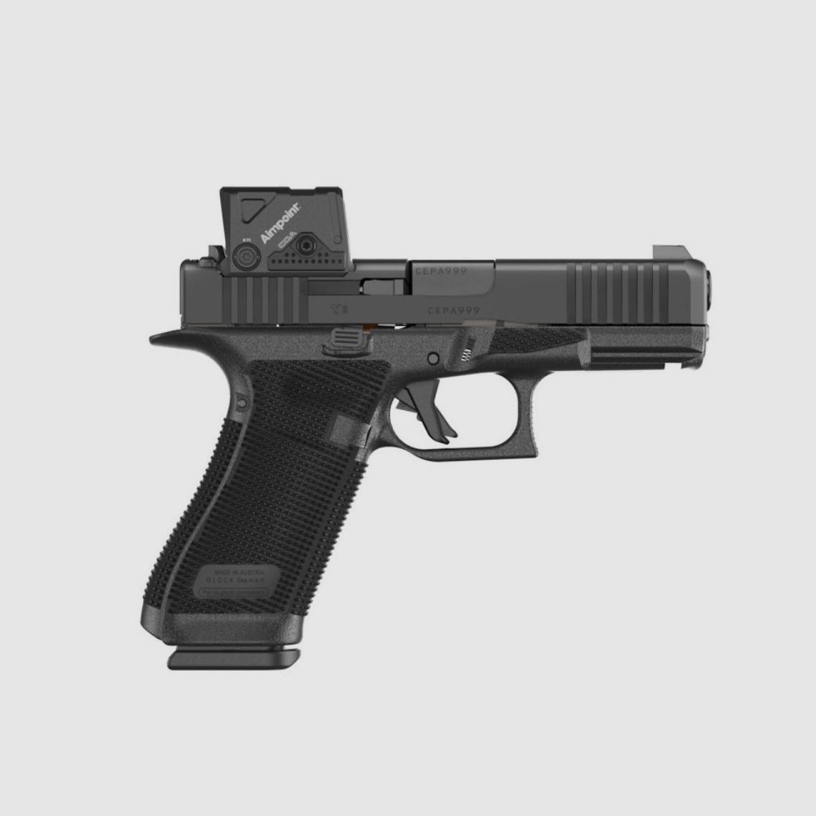 Pistole Glock 45 Gen6, A-Cut Combo, 9×19, Reflexvisier Aimpoint COA, 17 Schuss, Bild 2 von 2