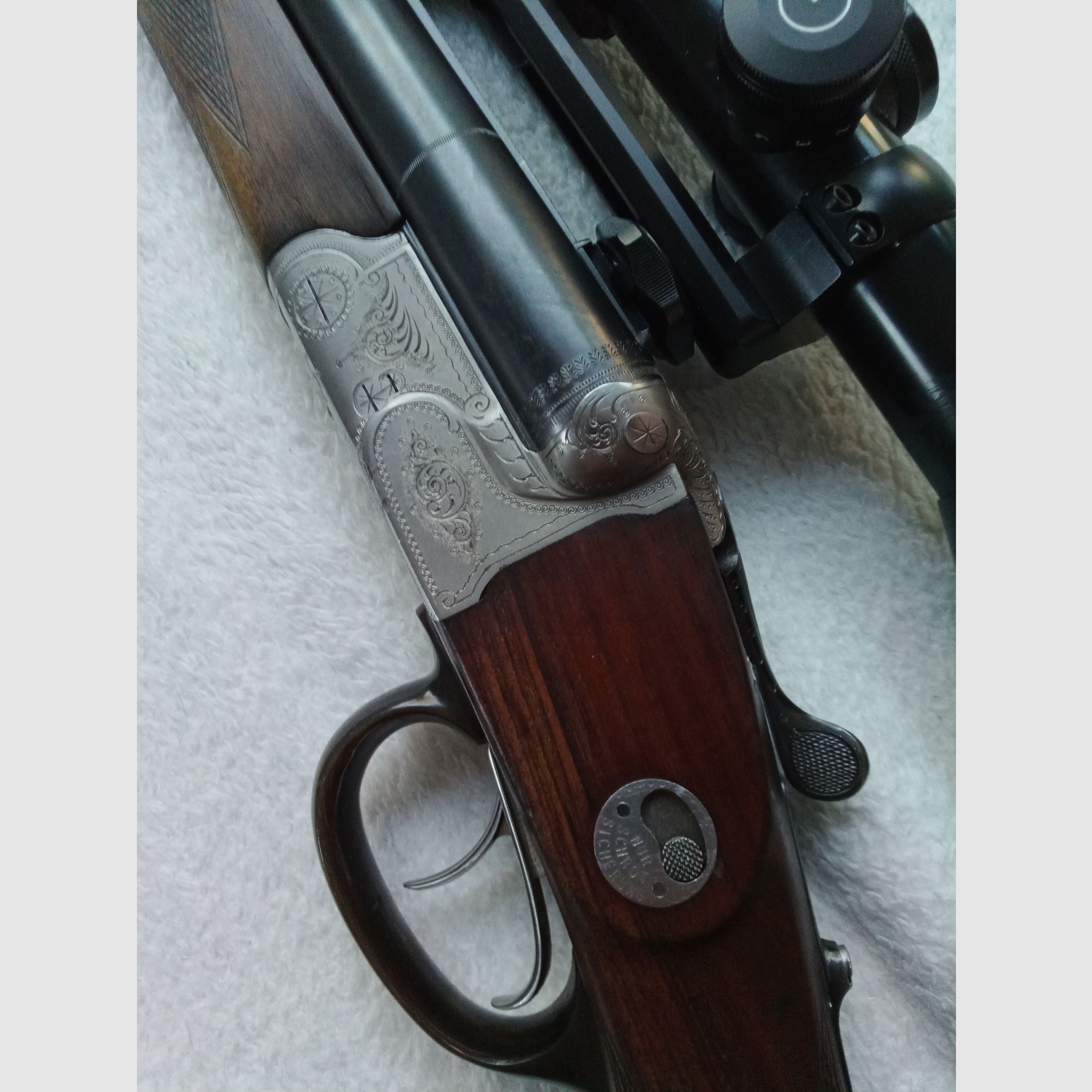 Krieghoff Bohrung, 7x65R - 16/70 - .22 Hornet, Schmidt & Bender 2,5-10x56 Abs.4 LP