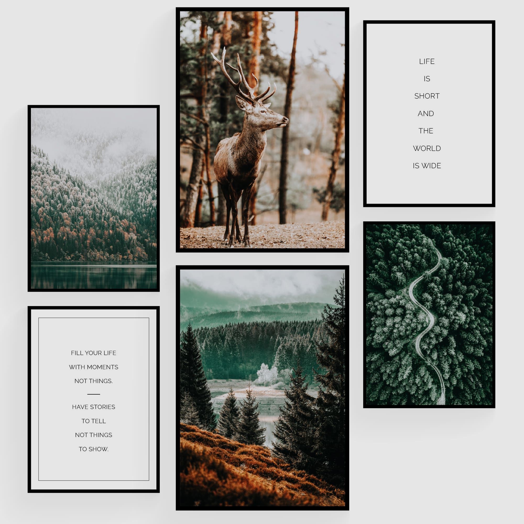 Set de tableaux muraux Nature