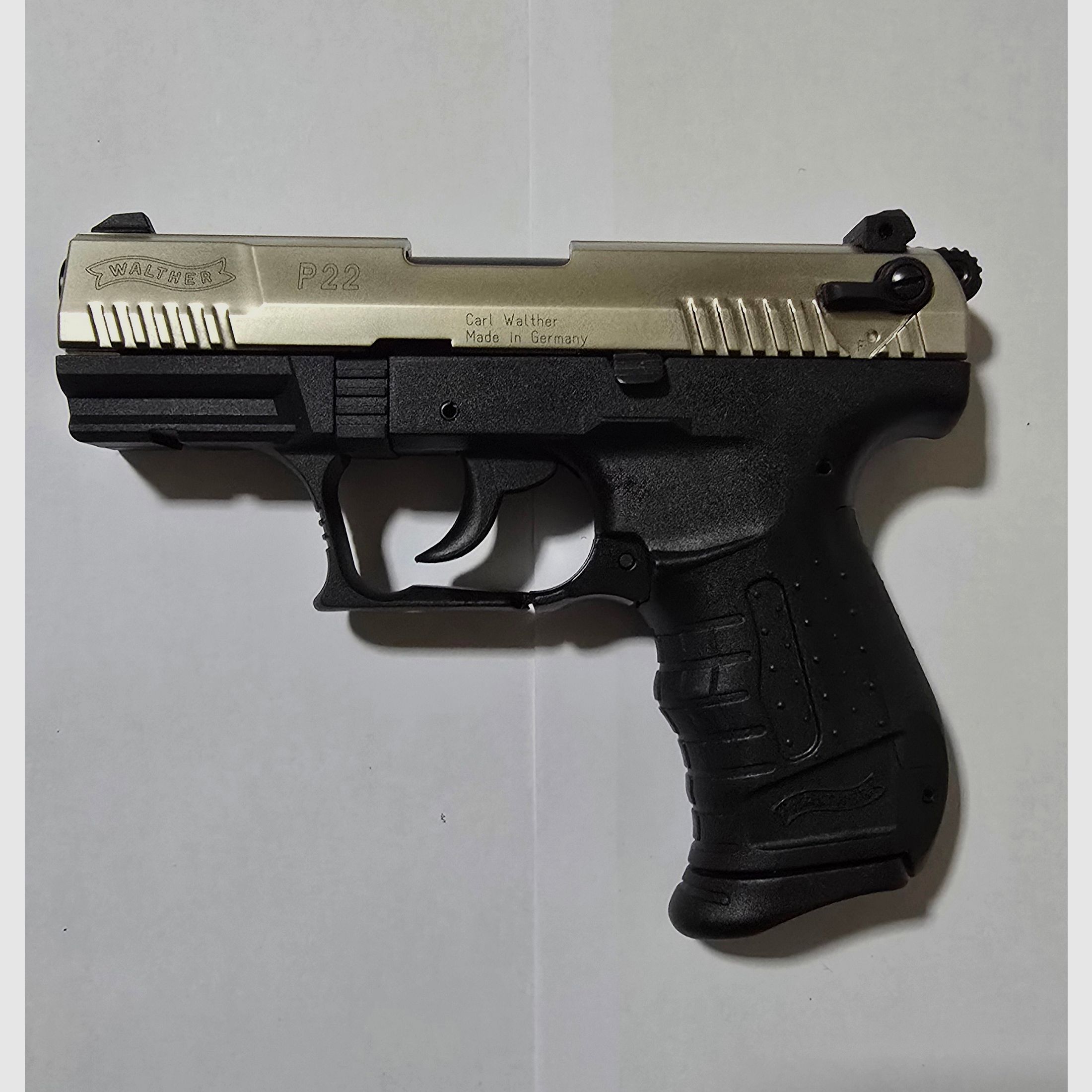 Walther P22 Nickel Classic blank firing 9mm PAK
