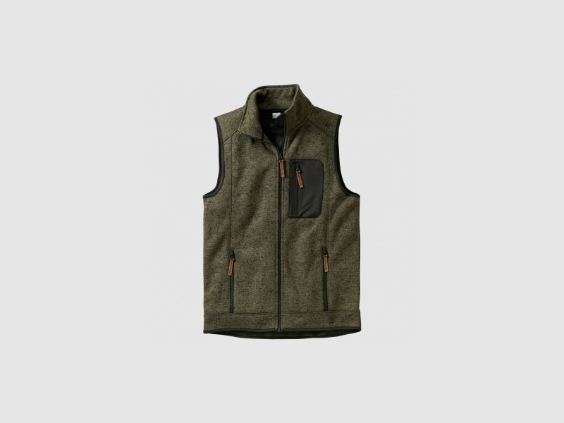 OS Trachten Gilet in Fleece da Uomo | XXXL