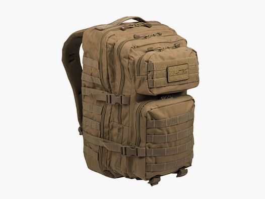 MIL-TEC US Assault Pack Beige 36 Liter