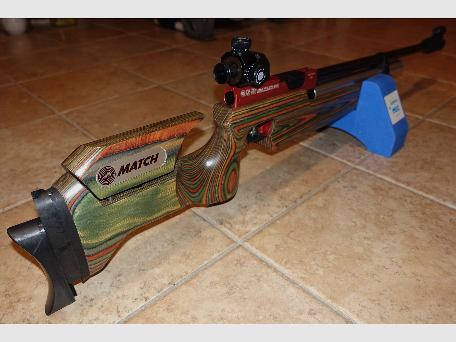 Steyr Match Air Rifle LG-10P Stabilizer + Cartridge TÜV 2033 + Bag