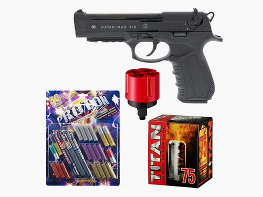 Silvester set Zoraki 918 fireworks