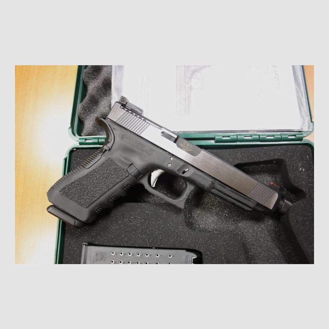 Glock RBF 6634 MOS Gewinde Kaliber 9mm Luger LP 1590 Euro 6634