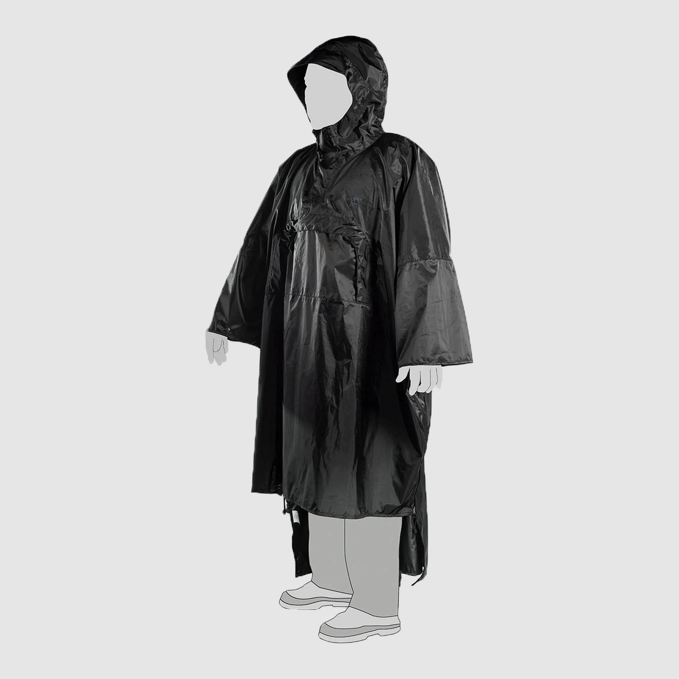 Tasmanian Tiger Tasmanian Tiger Tac Poncho schwarz