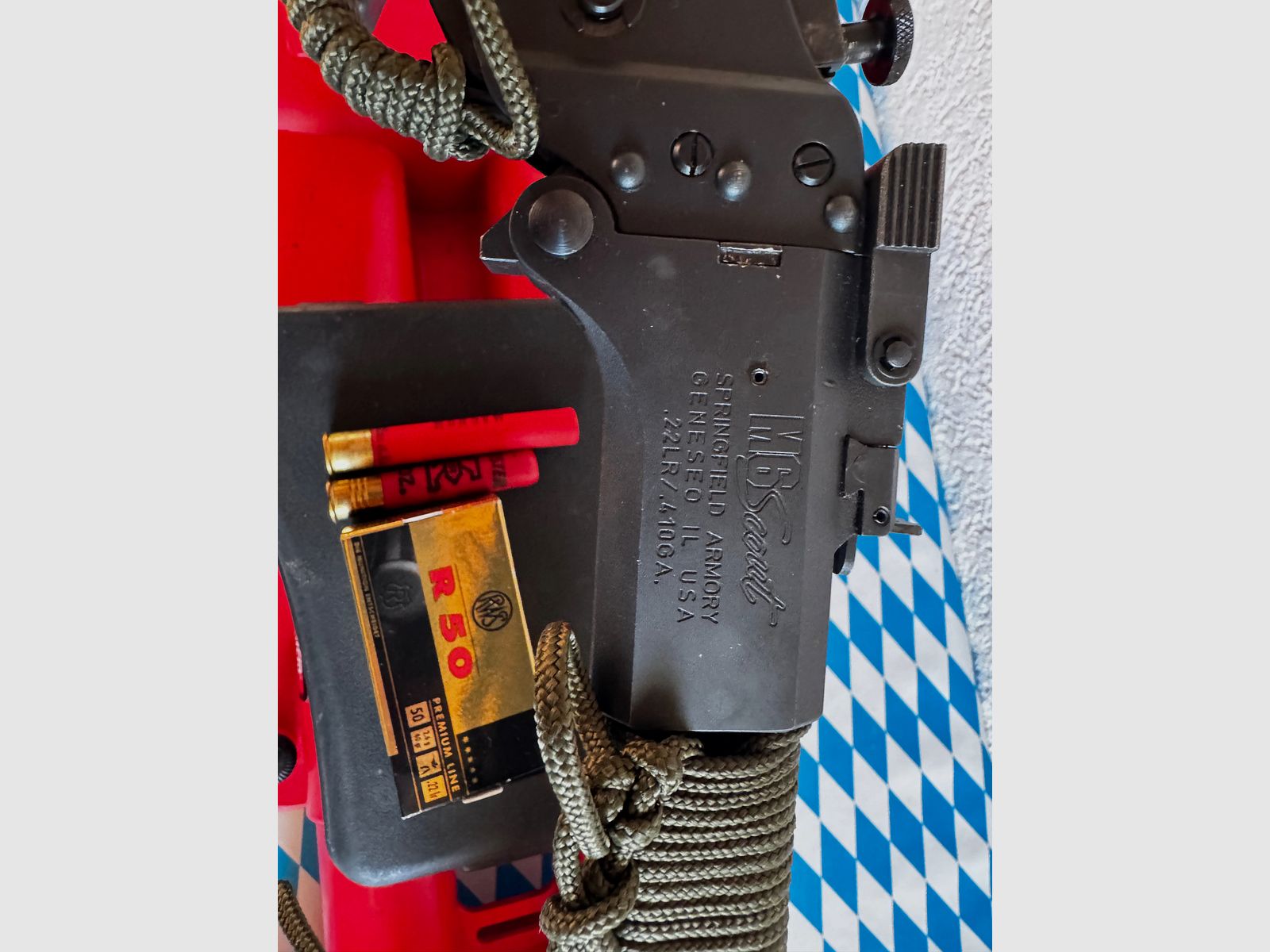 Bockbüchsflinte / Brünner Waffenwerke Modell: M6 Scout von Springfield Kaliber: .22lr / .410/76